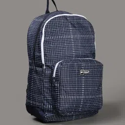 puma Checked Backpack with Logo Patch image 2