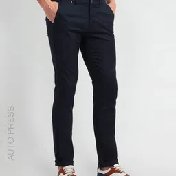 arrow sports Men Slim Fit Flat-Front Chinos image 2