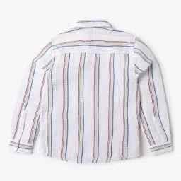 altheory by azorte French Placket Double Cloth Striper Shirt image 2