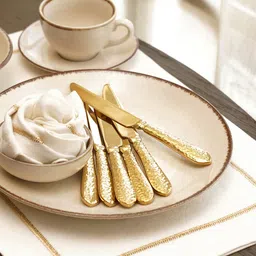 pure home and living Set of 6 Stainless Steel Dessert Knives image 2