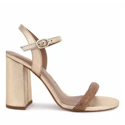 saint g Strass Embellished Leather Block-Heeled Sandals image 2