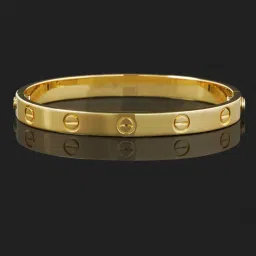 jewels galaxy Gold-Plated Link Bracelet with Toggle Clasp image 2