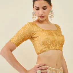 soch Floral Woven Front-Open Blouse image 2