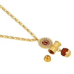 charms Gold-Plated Lord Shiva Linked Chain image 2