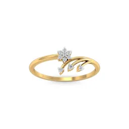 kuberbox Yellow Gold Diamond Ring image 2