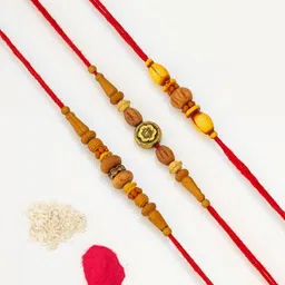 matchitt Set of 3 Beaded Rakhis image 2