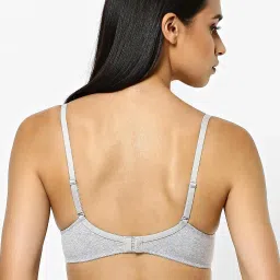 jockey FE23 Wirefree Padded Super Combed Cotton Elastane Stretch Medium Coverage Multiway Styling T-Shirt Bra with Detachable Straps image 2