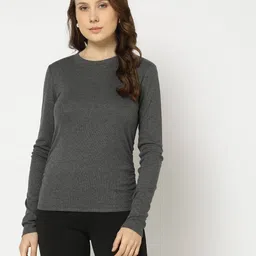 gap Solid Ruched Square Neckline Top image 2