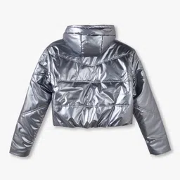 rio girls Girls Relaxed Fit Hooded Puffer Jacket image 2