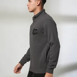 lee cooper Men Regular Fit Zip-Front Bomber Jacket image 2