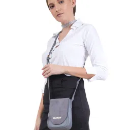 black spadé Sling Bag with Adjustable Strap image 2