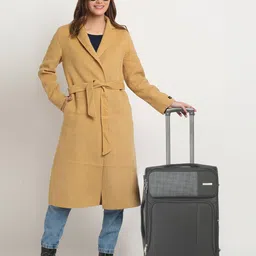 teakwood leathers Soft-Body Trolly Bag with TSA Lock image 2