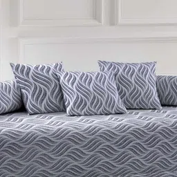 arrabi 300 TC Graphic Print Diwan Set image 2