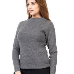 twenty me Women Relaxed Fit Pullover with Crew Neck image 2
