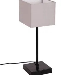 devansh Table Lighting Lamp with Square-Shaped Shade image 2
