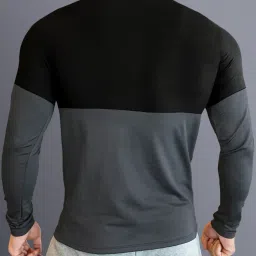 eyebogler Men Colourblock High-Neck T-Shirt image 2