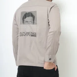 the indian garage co Slim Fit Shirt with Flap Pockets image 2