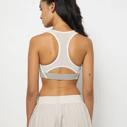 reebok Colourblock Sports Bra with Cutout image 2