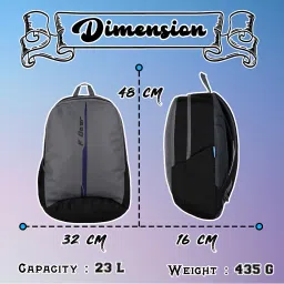 f-gear Colourblock Backpack with Adjustable Straps image 2