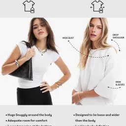 asos design Women Double Layer Oversized T-Shirt image 2