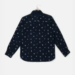 allen solly Boys Nautical Print Slim Fit Shirt image 2