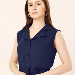 fashfun clothing V-Neck Top with Sleeveless image 2