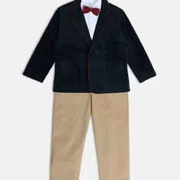 miniklub Boys Regular Fit Suit Set image 2