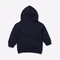 united colors of benetton Brand Print Zip-Front Hoodie image 2