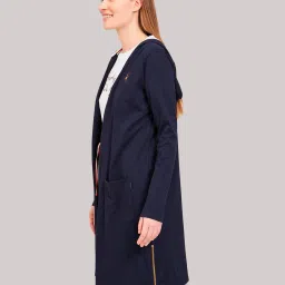 beverly hills polo club Front-Open Hooded Shrug image 2