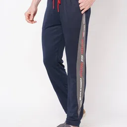 fitz Men Straight Trackapants with Elasticated Waist image 2