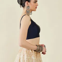 soch Round-Neck Back-Open Blouse image 2