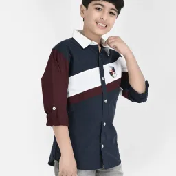 crimsoune club Colourblock Slim Fit Shirt image 2