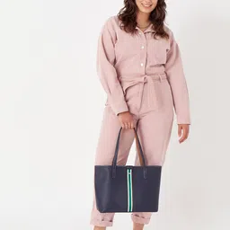 accessorize london Tote Bag with Metal Logo image 2