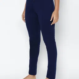 allen solly Women Cotton Track Pants with Insert Pockets image 2
