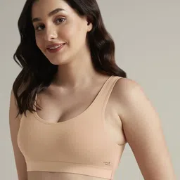 amante Non-Padded Non-Wired Full Coverage Seamless Easy Slip-On Cami Bra - EB021 image 2