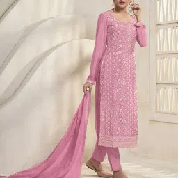 seerat Embroidered Straight Kurta Set image 2