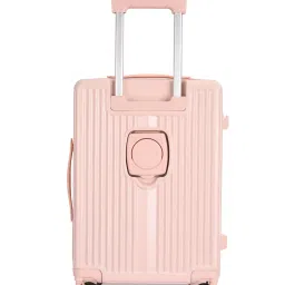 the clownfish Striped Trolley Bag with 360 Degree Rotating Wheel image 2