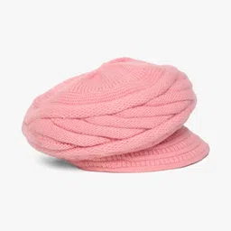 shyla Cable-Knit Beret Cap image 2