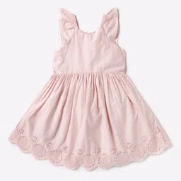 gap kids Schiffli Embroidered Fit & Flare Dress image 2