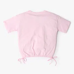 rio girls Girls Typographic Print Relaxed Fit Round-Neck T-Shirt image 2