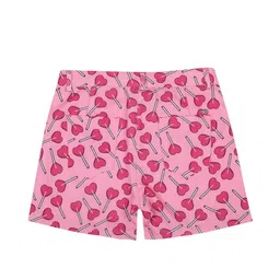 elle kids Graphic Print Shorts with Insert Pockets image 2