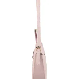 mochi Textured Shoulder Bag with Embossed Brand image 2