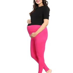 mamma's maternity Women Full Length Leggings with Elasticated Waist image 2