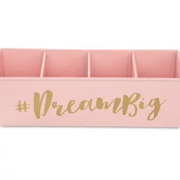 dudki Quoted Desk Organizer for Office Table with 4 Compartments image 2