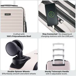 assembly StarkPro Cabin Trolley & Hard Shell Laptop Backpack - Small image 2