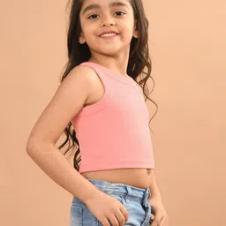 lilpicks Ribbed Round-Neck Top image 2