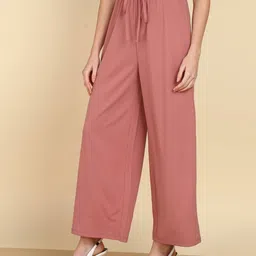 saffe Women Palazzos with Drawstring Waist image 2