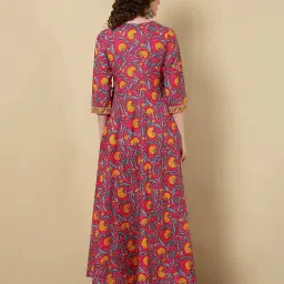 womenclick Women Floral Print Anarkali Kurta image 2