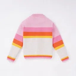 ed-a-mamma Sustainable Colourblock Round-Neck Sweater image 2