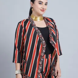 baawri Women Stripes Shrug image 2